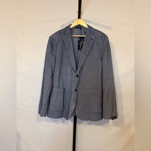 Piombo Men's size 42 Birdseye‎ Two Button Blazer